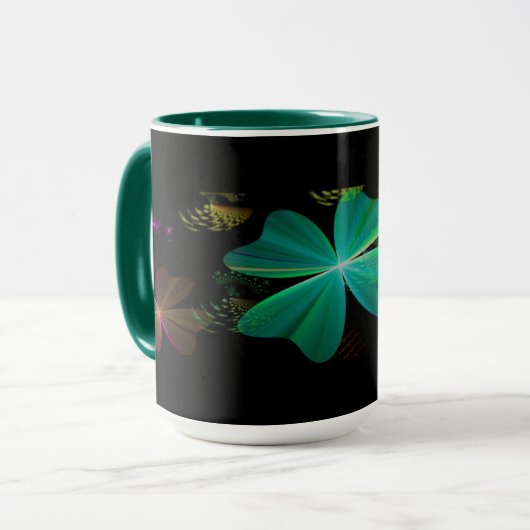 Mug ☼ Le trèfle à quatre feuilles ☼ (Devant gauche)