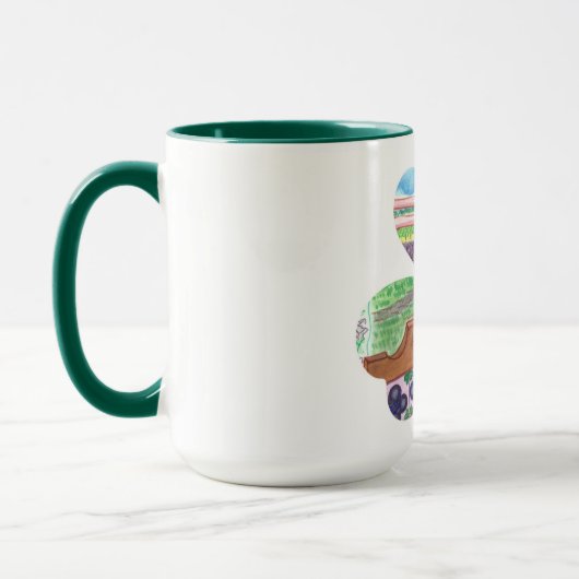 Mug Le trèfle irlandais (Gauche)