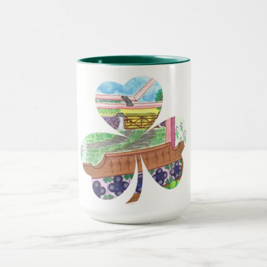 Mug Le trèfle irlandais (Centre)