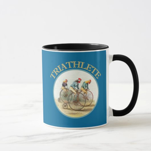 Mug Le triathlon des poulets (Droite)