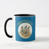 Mug Le triathlon des poulets (Gauche)