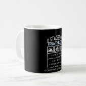 Mug Le triathlon font ceci pourquoi I faisant ceci des (Devant gauche)