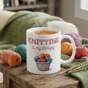 Mug Le tricot est ma thérapie
