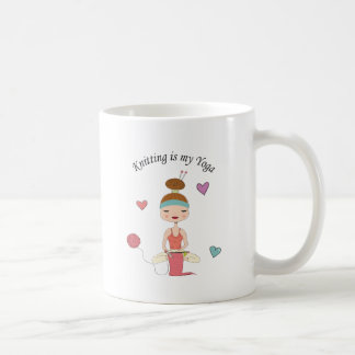 Mug Le tricot est mon yoga