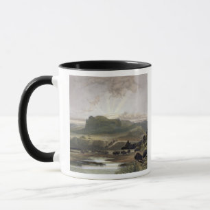 Mug Le troupeau de bison sur le Missouri supérieur,