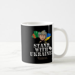 Mug Le Turkménistan soutient l'Ukraine Drapeau Zelensk