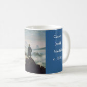 Mug Le vagabond au-dessus de la mer du brouillard (Devant droit)