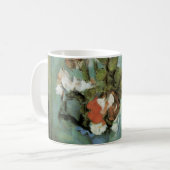 Mug Le Vase bleu (Fleurs et Fruits) de Paul Cézanne (Devant gauche)