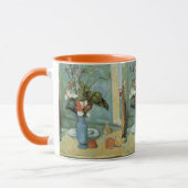 Mug Le Vase bleu (Fleurs et Fruits) de Paul Cézanne (Gauche)