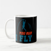 Mug Le Vault Funny Levault Vaulting You Run I Fly  (Gauche)