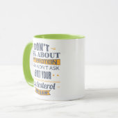 Mug Le végétalien ne posent pas des questions sur ma (Devant gauche)