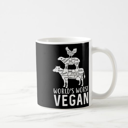 Mug Le Végétan le plus mauvais au monde (Droite)
