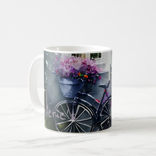 Mug Le Vélo du jardin (Devant gauche)