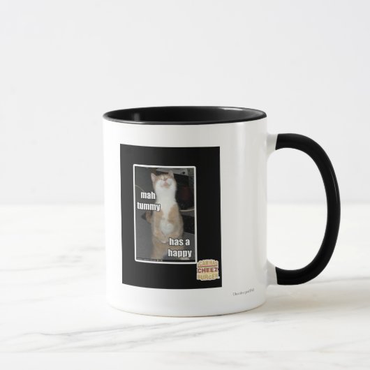 Mug Le ventre d'heure-milliampère a un heureux (Droite)