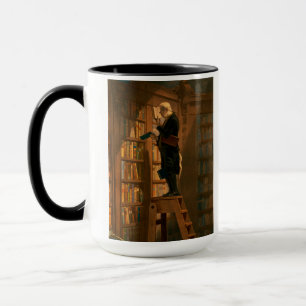 Mug Le ver de livre, 1861 par Carl Spitzweg