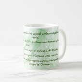 Mug Le Vermont, les faits divertissants de Green Mount (Devant droit)