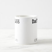 Mug Le verre de papa du papa drôle simple de citation (Centre)