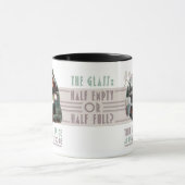Mug Le verre est deux fois plus grand qu'il doit être (Centre)