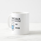 Mug Le Verre Est Toujours Plein (Devant gauche)