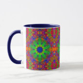 Mug Le vert de chaux orange et le pourpre tient le (Gauche)