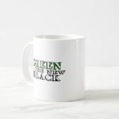 Mug Le vert est le nouveau noir (Devant gauche)