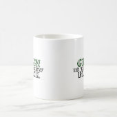 Mug Le vert est le nouveau noir (Centre)