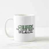 Mug Le vert est le nouveau noir (Gauche)