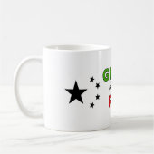 Mug Le vert est le nouveau rouge avec des symboles (Gauche)