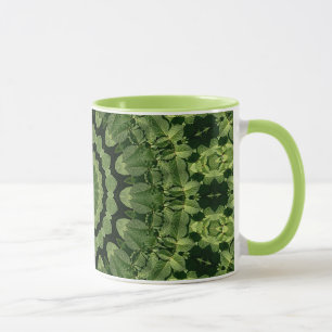 Mug Le vert laisse le mandala