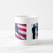 Mug Le vétéran salue le drapeau patriotique (Centre)
