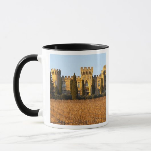 Mug Le vignoble avec des vignes de syrah et le château (Gauche)