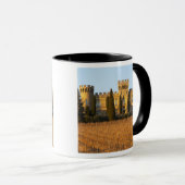 Mug Le vignoble avec les vignes de syrah et le château (Devant droit)