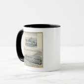 Mug Le vignoble de Hedge Row, Fresno (Devant gauche)