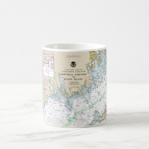 Mug Le vignoble de Martha pour bloquer la carte marine