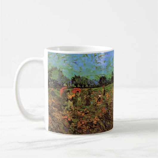 Mug Le Vignoble Vert par Vincent van Gogh (Gauche)