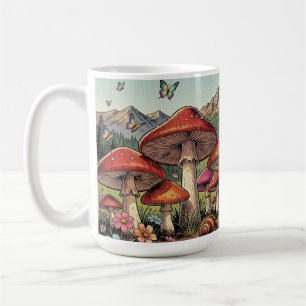 Mug Le Village de Champignons sous les Montagnes