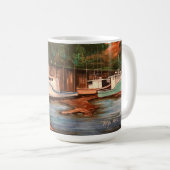 Mug Le Village De Pêcheurs Artisanat Peint À La Main (Devant droit)