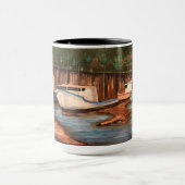 Mug Le Village De Pêcheurs Artisanat Peint À La Main (Centre)