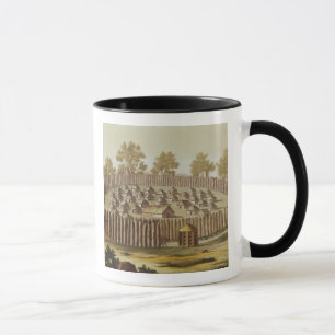 Mug Le village d'une tribu indigène en Floride,