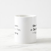 Mug "Le vin est pour les femmes, car le ruban est pour (Centre)