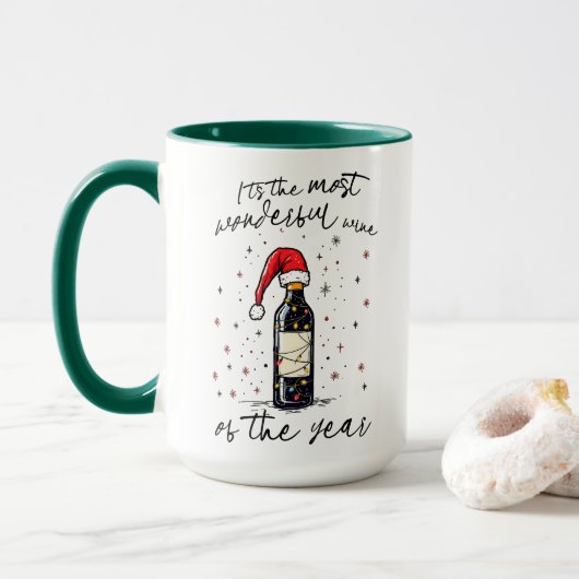 Mug Le Vin Le Plus Merveilleux De L'Année (Avec donut)