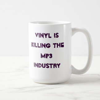 Mug Le vinyle tue l'industrie MP3