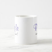 Mug Le violet est ma citation de couleur (Centre)