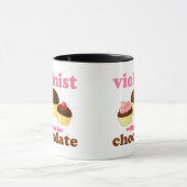 Mug Le violoniste jouera pour le chocolat (Centre)