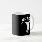 Mug Le visage des éléphants africains | Afrique (Devant droit)