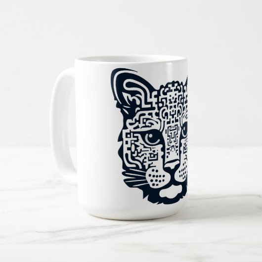 Mug Le visage du chat (Devant gauche)