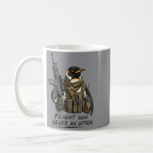 Mug Le vol était une option Penguin Military Parody Me