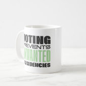 Mug Le vote empêche les présidences indésirables Élect (Devant gauche)