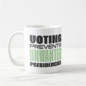 Mug Le vote empêche les présidences indésirables Élect (Gauche)