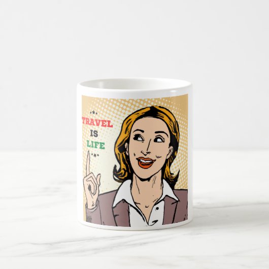 Mug Le Voyage, c'est de la boue de café (Centre)